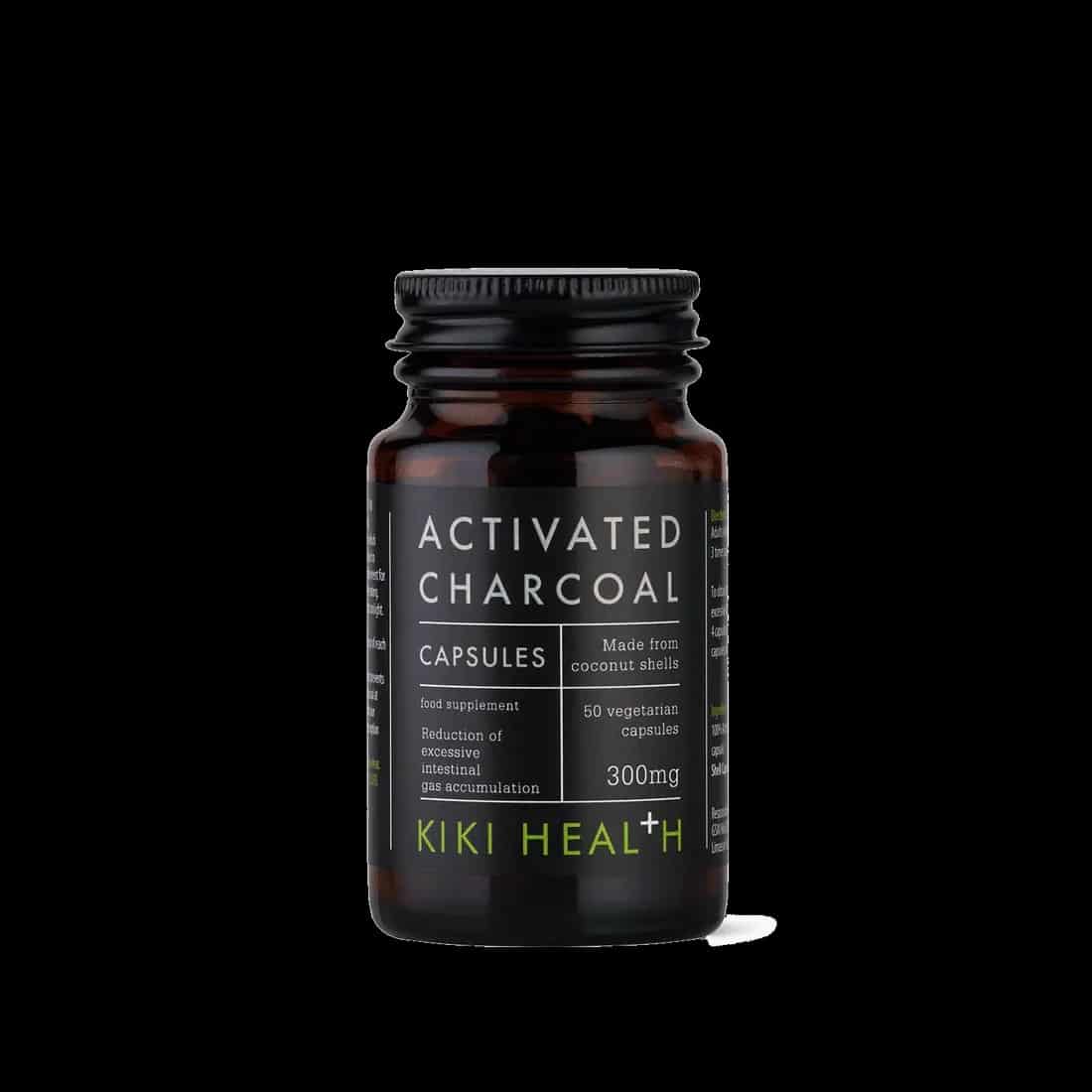 Activated Charcoal Vegicaps 50 Caps - Kiki Health
