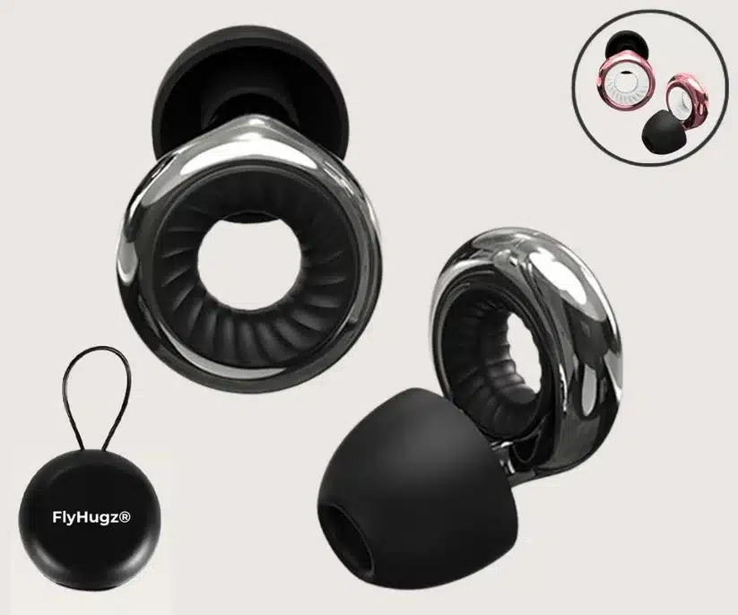 FlyHugz® Noise Reducing Earplugs 2.0 - Grey