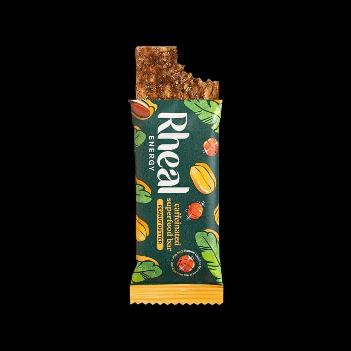 Rheal Peanut Butter Energy Bar - Caffeinated & Gluten-Free