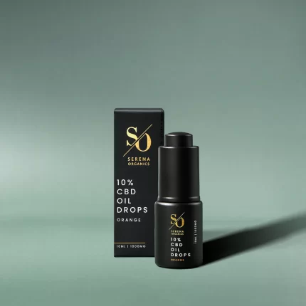 Organic CBD Oil Drops 10% Orange / Serena Organics